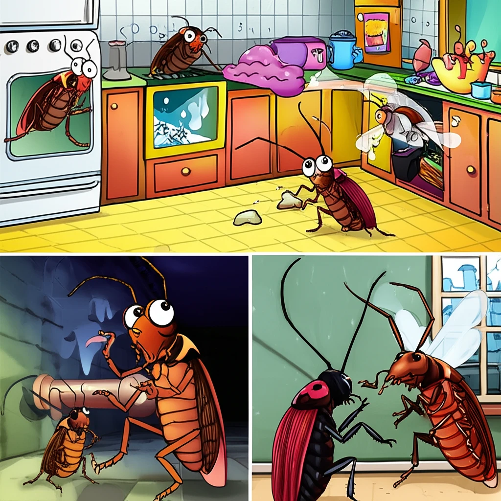 바퀴벌레 종류별 특징 이미지