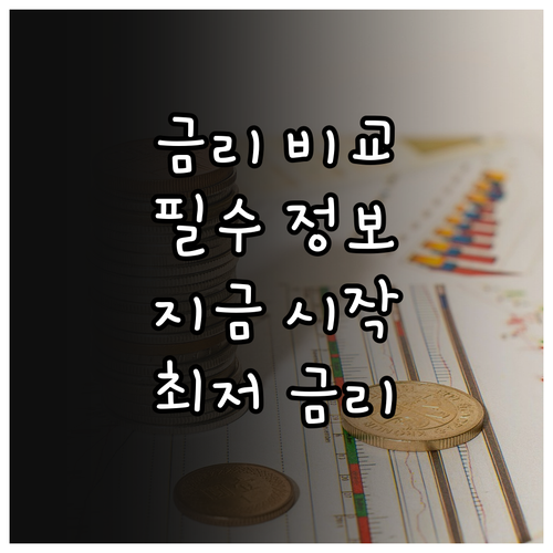 아는 만큼 이득! 주택담보대출 금리 비교, 지금 시작하세요