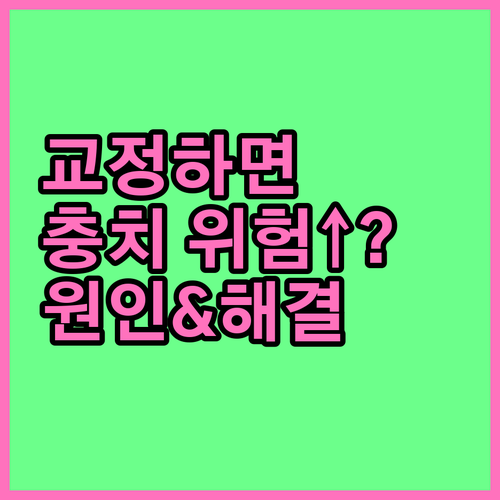 교정 장치가 충치 위험을 높인다? 원인과 해결책, 지금 바로 확인!