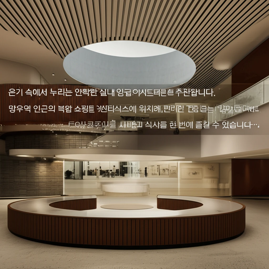 중랑아트센터 내부 전시 전경