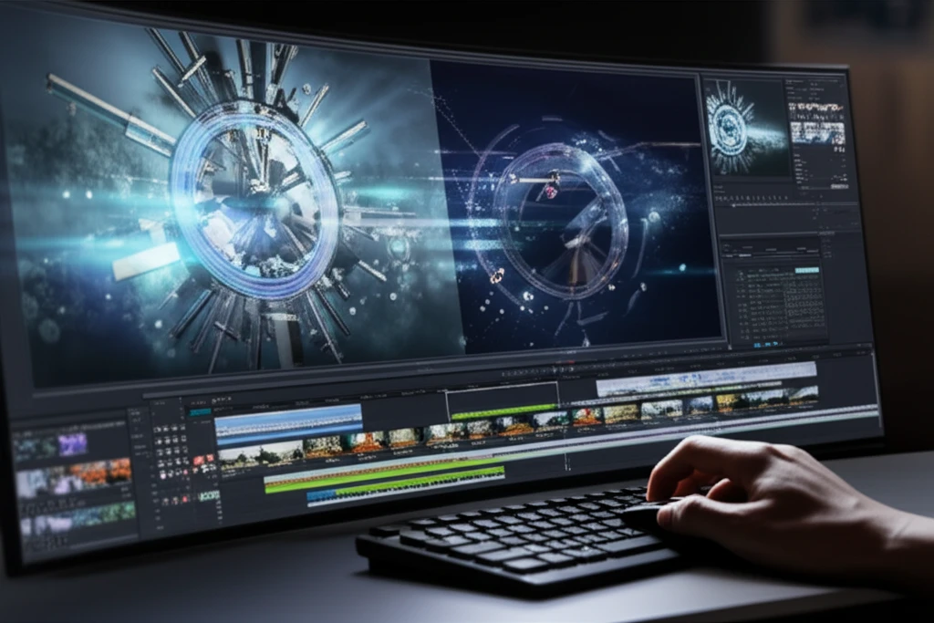 오픈샷의 무제한 트랙과 키프레임 애니메이션 인터페이스 스크린샷