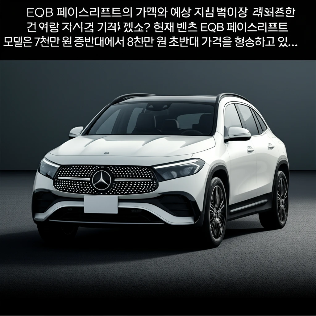 벤츠 EQB 300 4MATIC 페이스리프트 외관