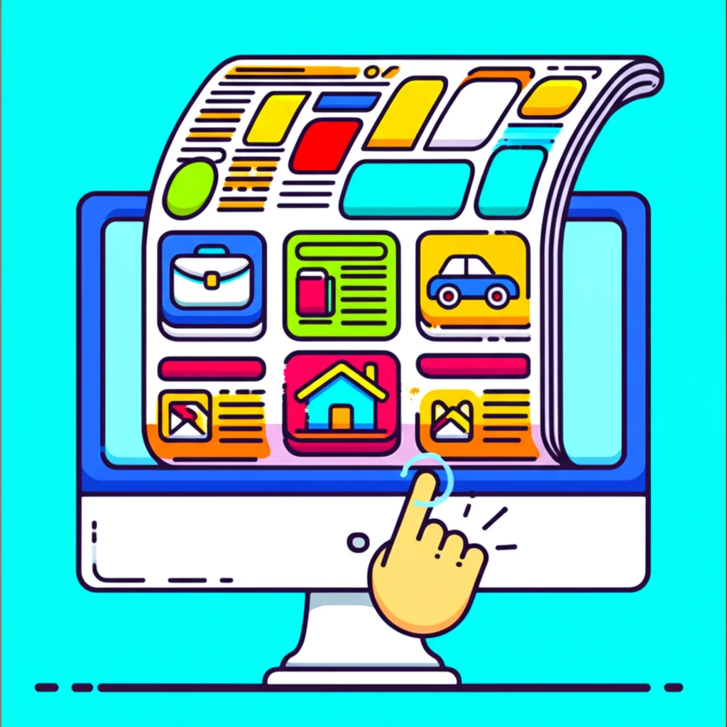 안동교차로 신문그대로보기 화면