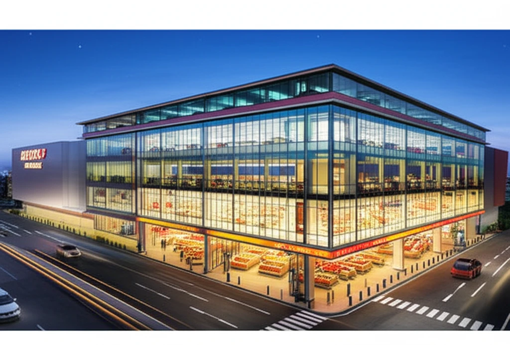 홈플러스 성서점 내부 전경 및 층별 안내 이미지