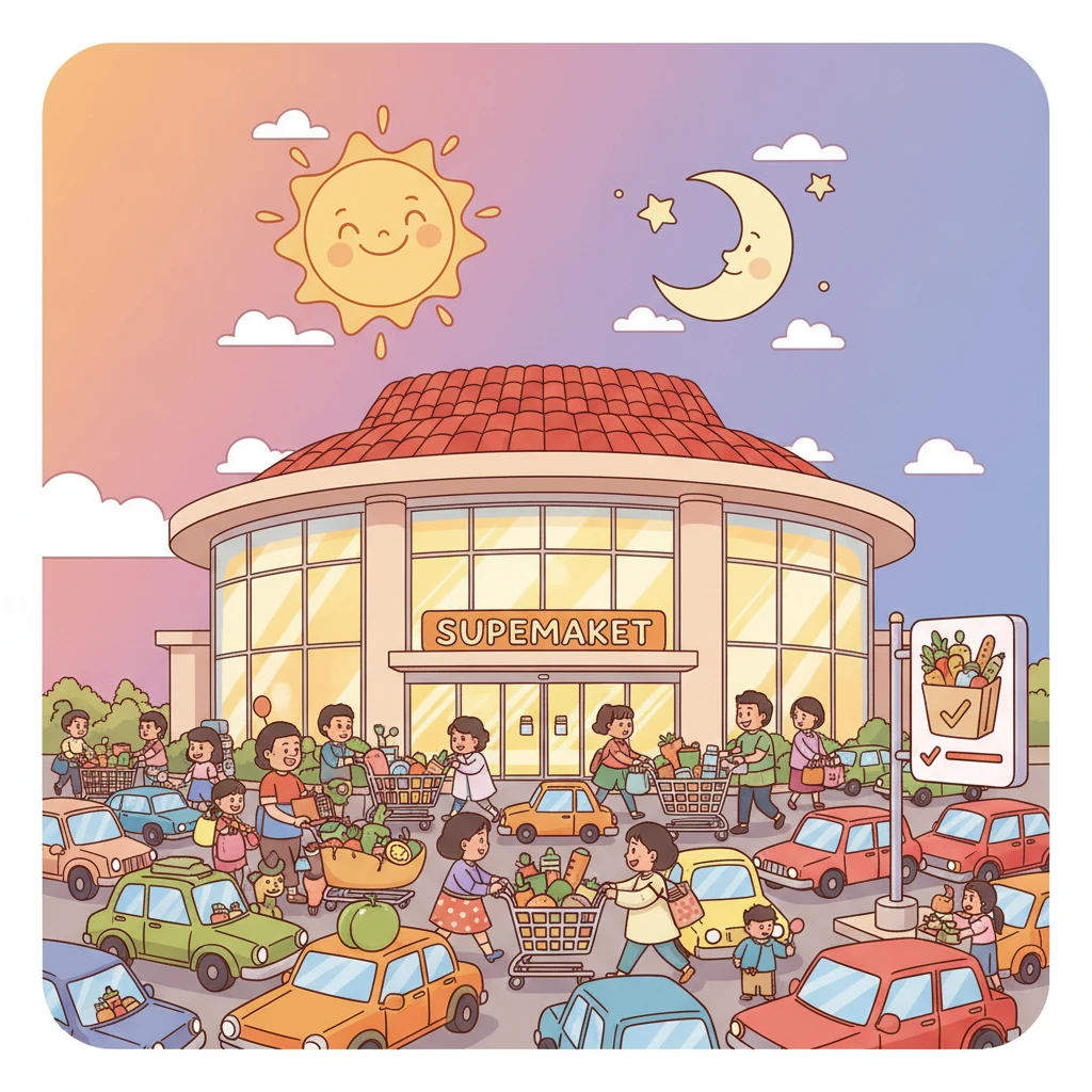 홈플러스 잠실점 내부 매장 전경