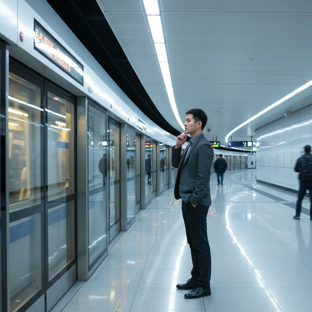 강동역 분기점 안내 이미지