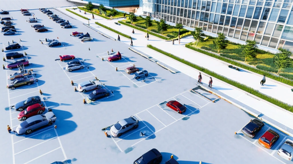 광운대학교 주차장 전경