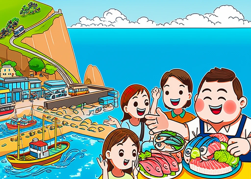 임원항 및 주변 명소 풍경