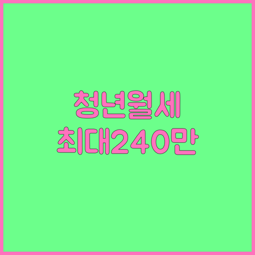2026 담양군 청년월세지원 | 12개월간 최대 240만원 수령